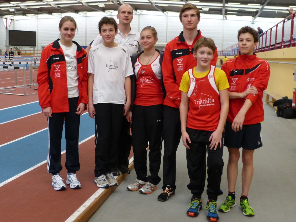 Der Nachwuchs in der Leichtathletikhalle