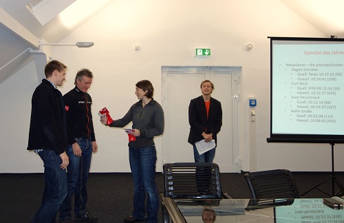 Sportlerehrung die I - Die 4 Hawaiianer von 2011, mit Curt und Holm (v.l.n.r.)