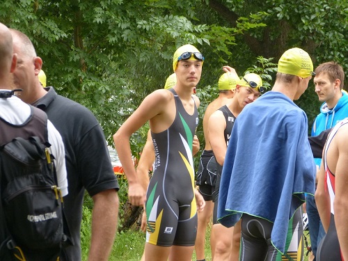 Christian vor dem Start